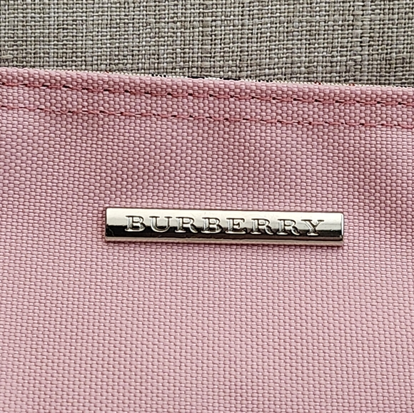 ⚡️Like NEW!!⚡️Burberry Nova Check Trimmed Cosmetic Pouch/clutch! - Picture 11 of 13